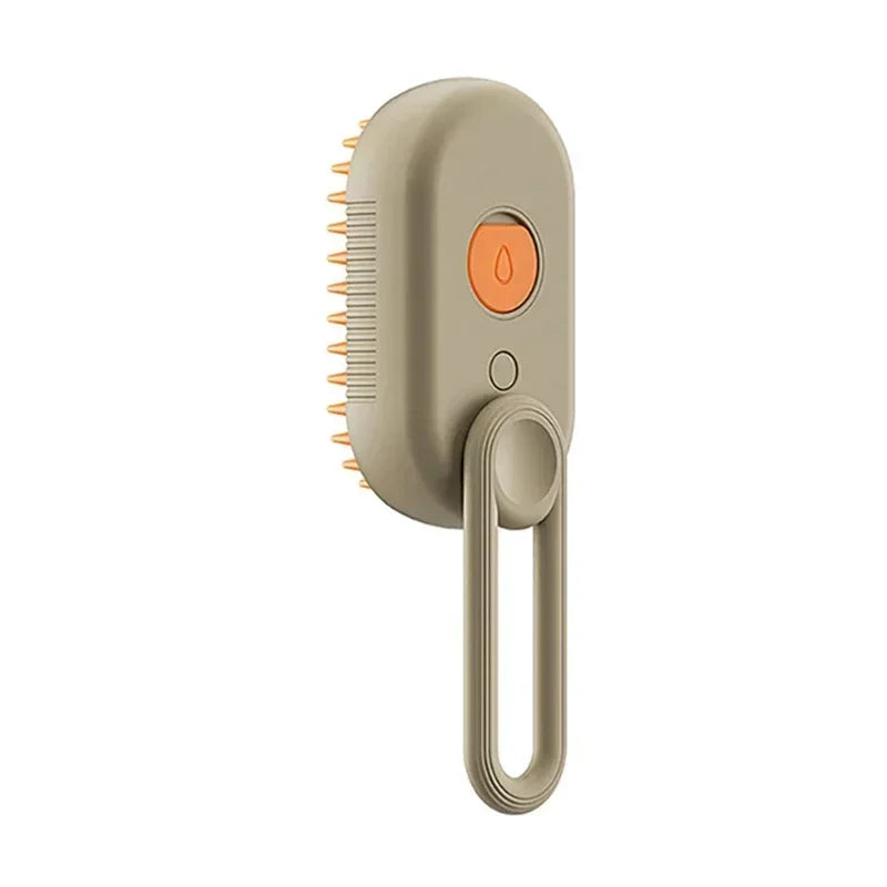 3-in-1 Pet Steam Brush for Cats and Dogs - Grooming, Hair Removal, and Massage Comb