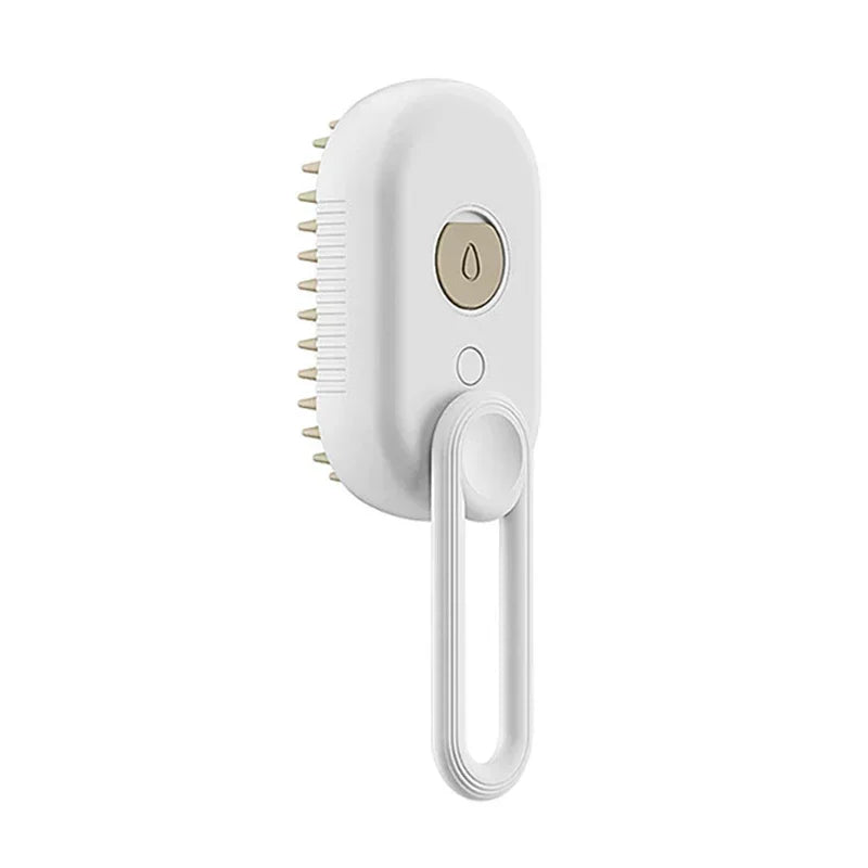 3-in-1 Pet Steam Brush for Cats and Dogs - Grooming, Hair Removal, and Massage Comb
