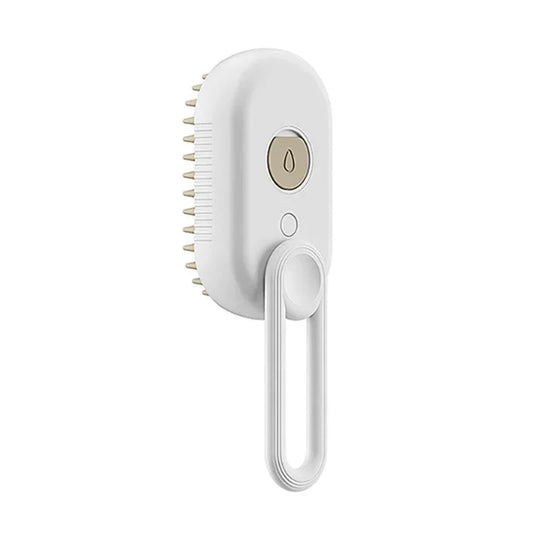 3-in-1 Pet Steam Brush for Cats and Dogs - Grooming, Hair Removal, and Massage Comb